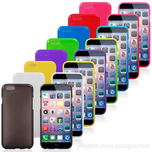 5.5 Inch Colorful TPU Case for iPhone 6 Plus